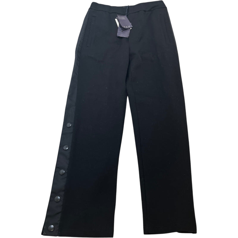 Men's Re-Nylon Plaque Logo Trousers Black Size S
