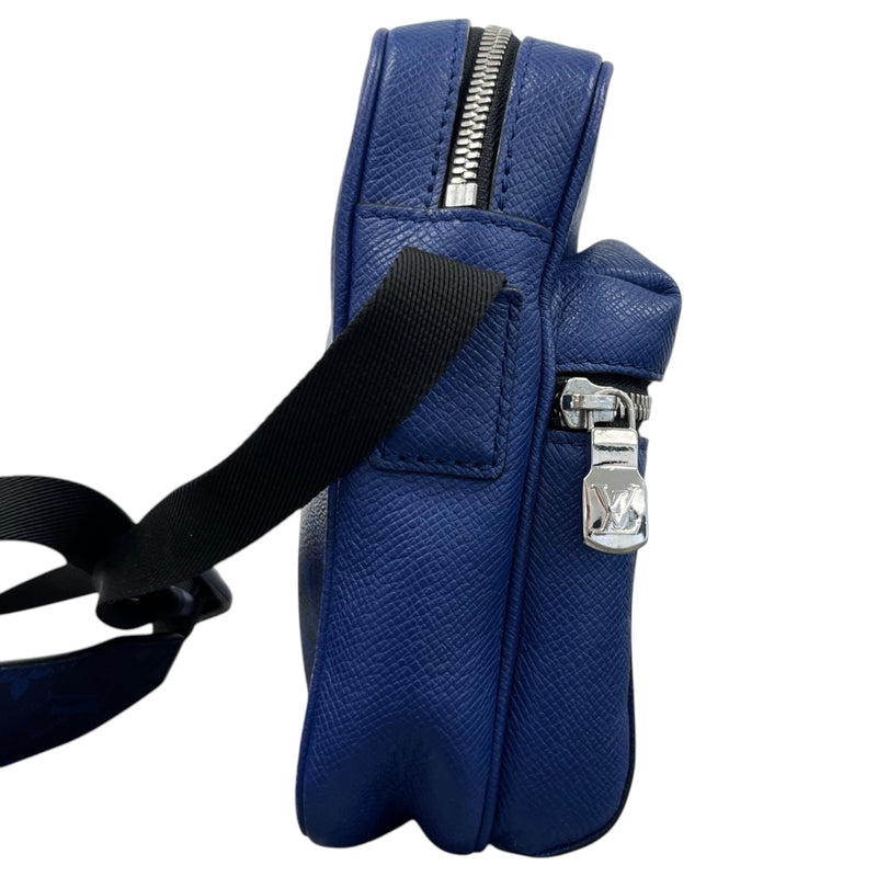 Men's Taigarama Monogram Outdoor Messenger Bag Blue