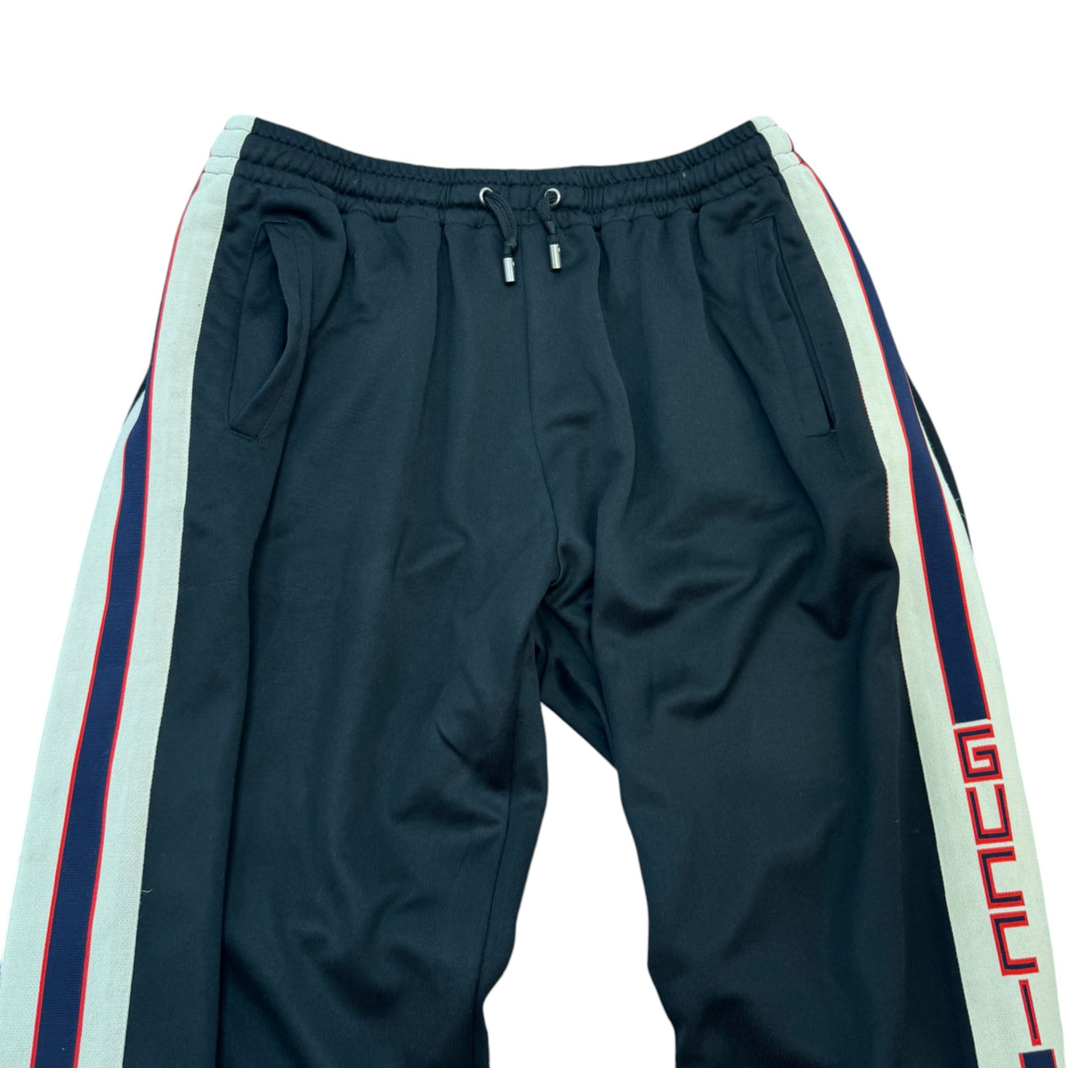 Men's Web Tape Joggers Black Size S / W30 - Photo 3