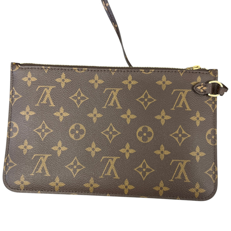 Women's Shearling Monogram Teddy Neverfull Mm Bag Black
