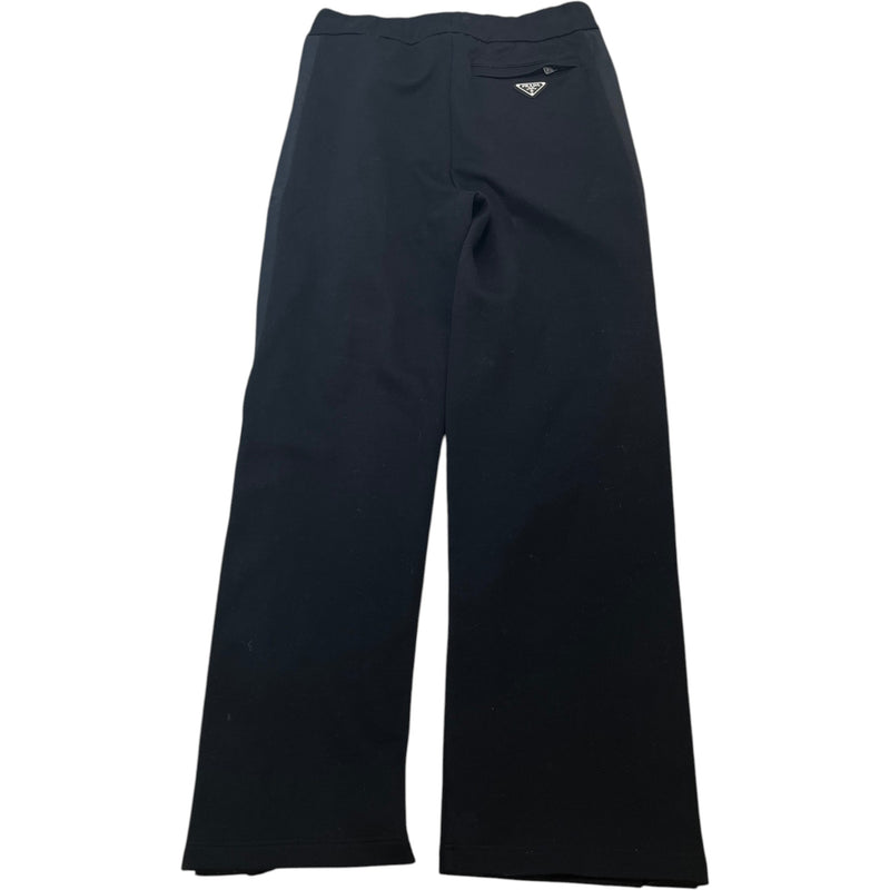 Men's Re-Nylon Plaque Logo Trousers Black Size S