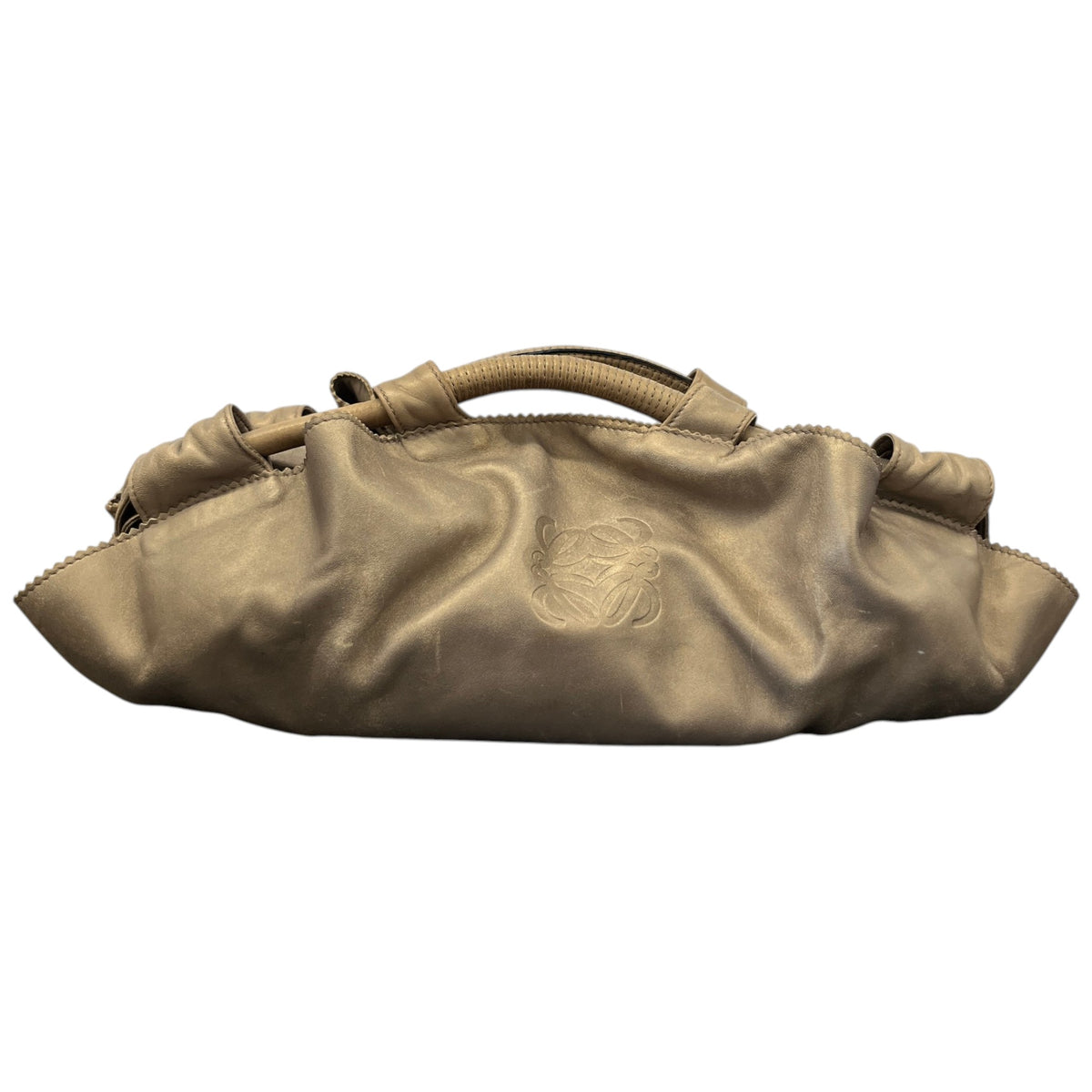 Women's Anagram Logo Handbag Gold - Photo 1