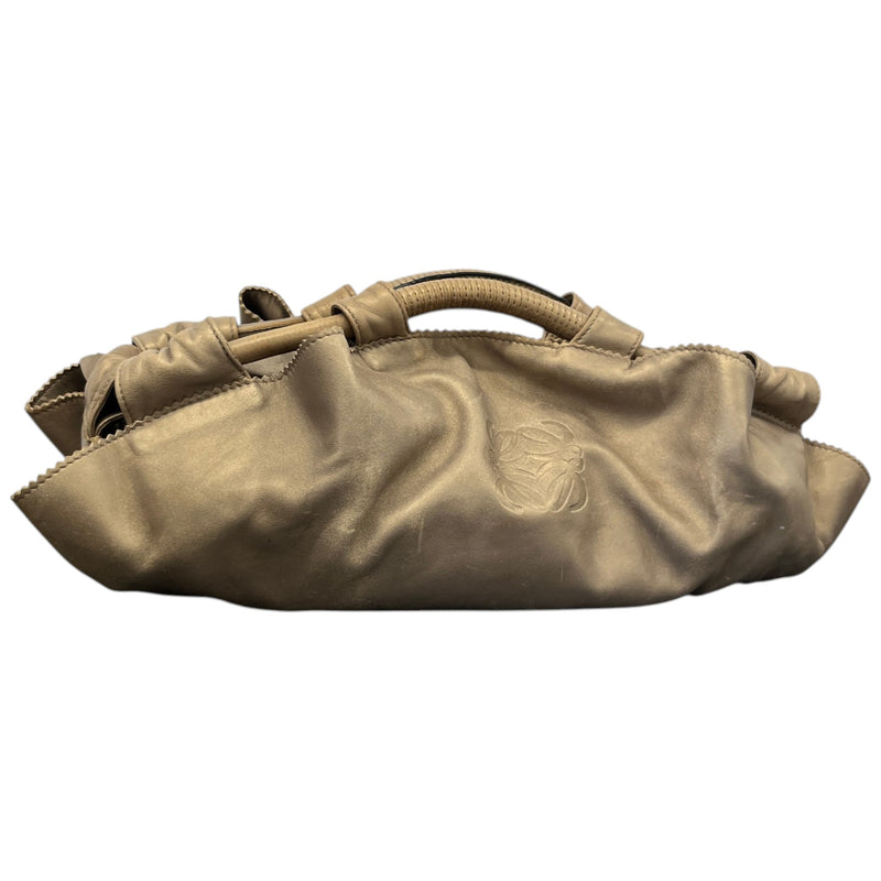 Women's Anagram Logo Handbag Gold