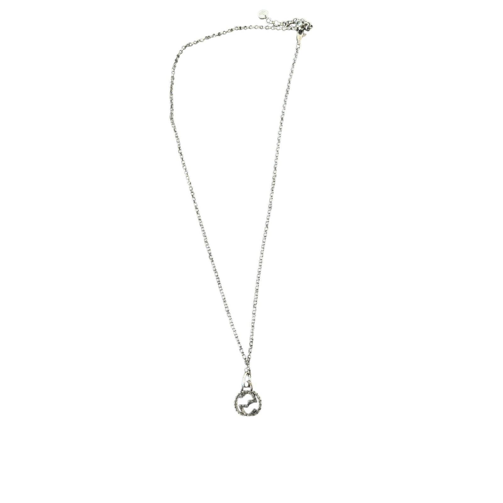 Women's Interlocking G Necklace Silver - Photo 1
