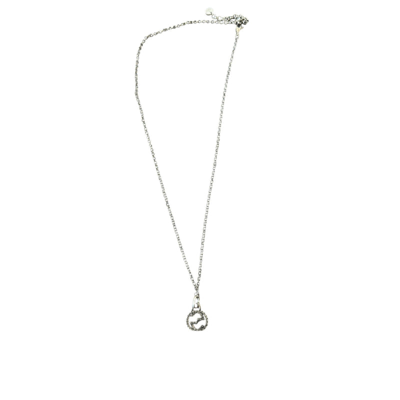 Women's Interlocking G Necklace Silver