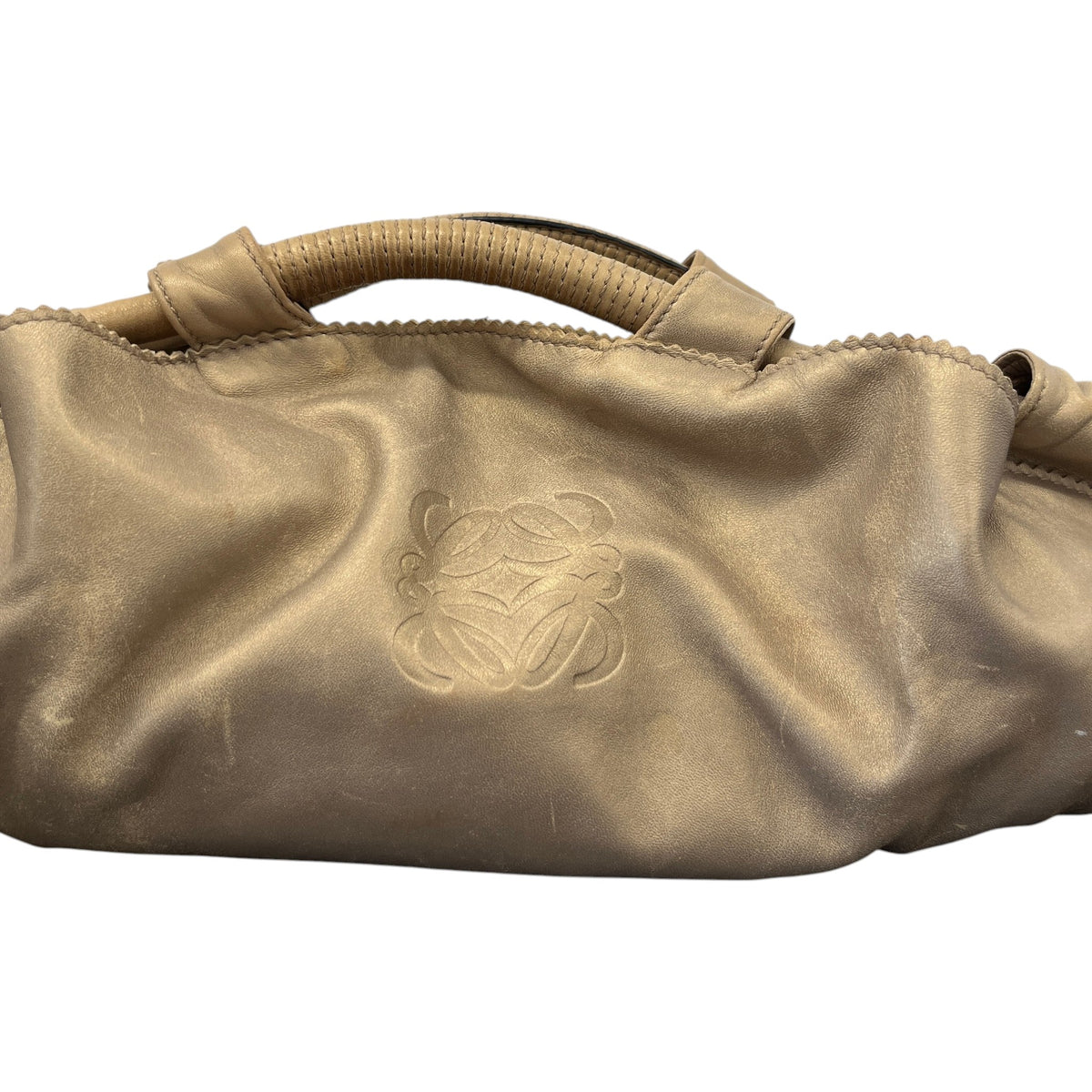 Women's Anagram Logo Handbag Gold - Photo 5