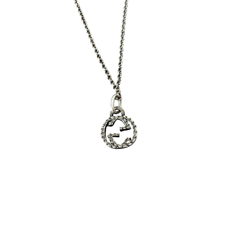 Women's Interlocking G Necklace Silver