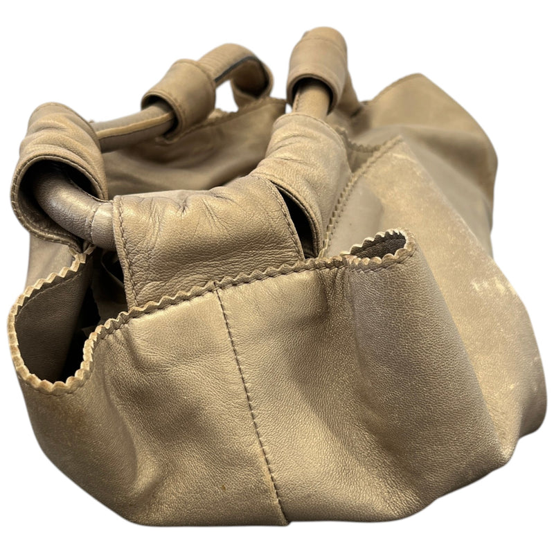 Women's Anagram Logo Handbag Gold