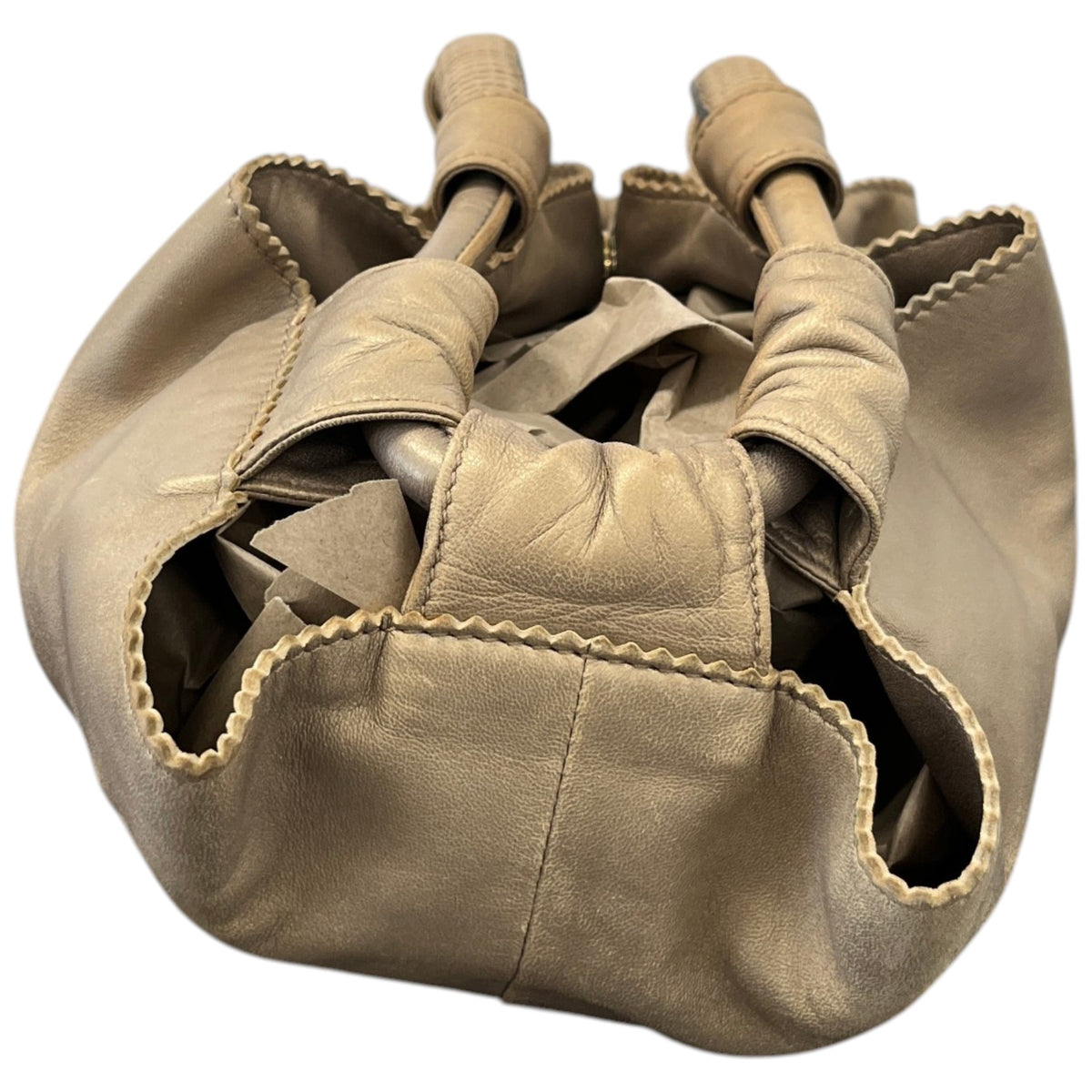 Women's Anagram Logo Handbag Gold - Photo 7