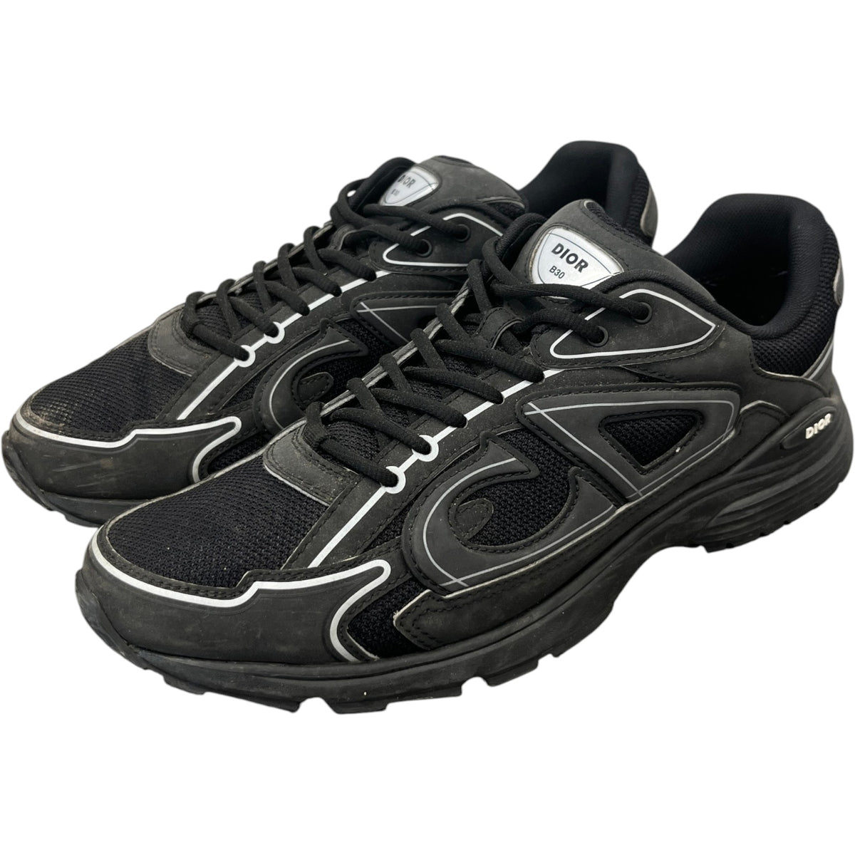 Men's B30 Low Trainers Black Size UK 11 / EU 45 - Photo 9