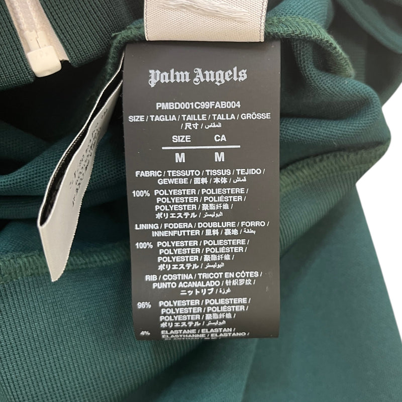 Men's Logo Print Track Jacket Green Size M
