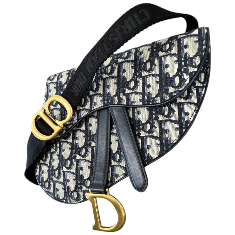 Women's Oblique Saddle Belt Bag Navy