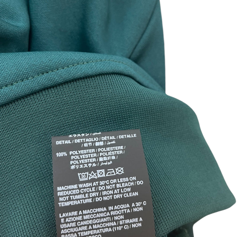 Men's Logo Print Track Jacket Green Size M