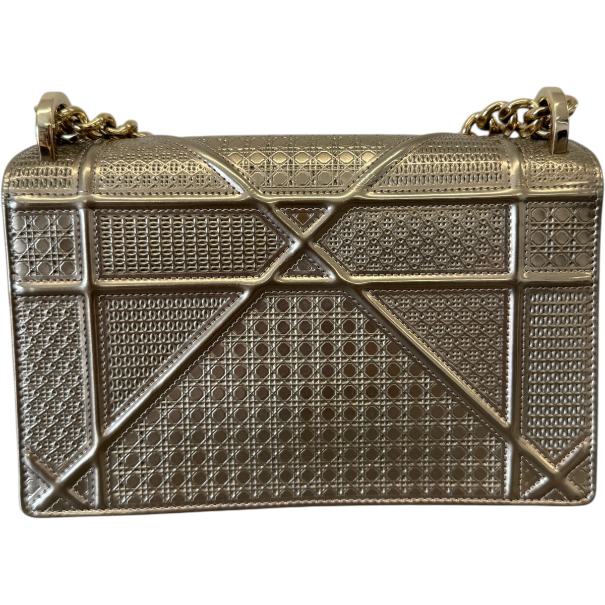 Women's Diorama Flap Handbag Gold - Photo 5