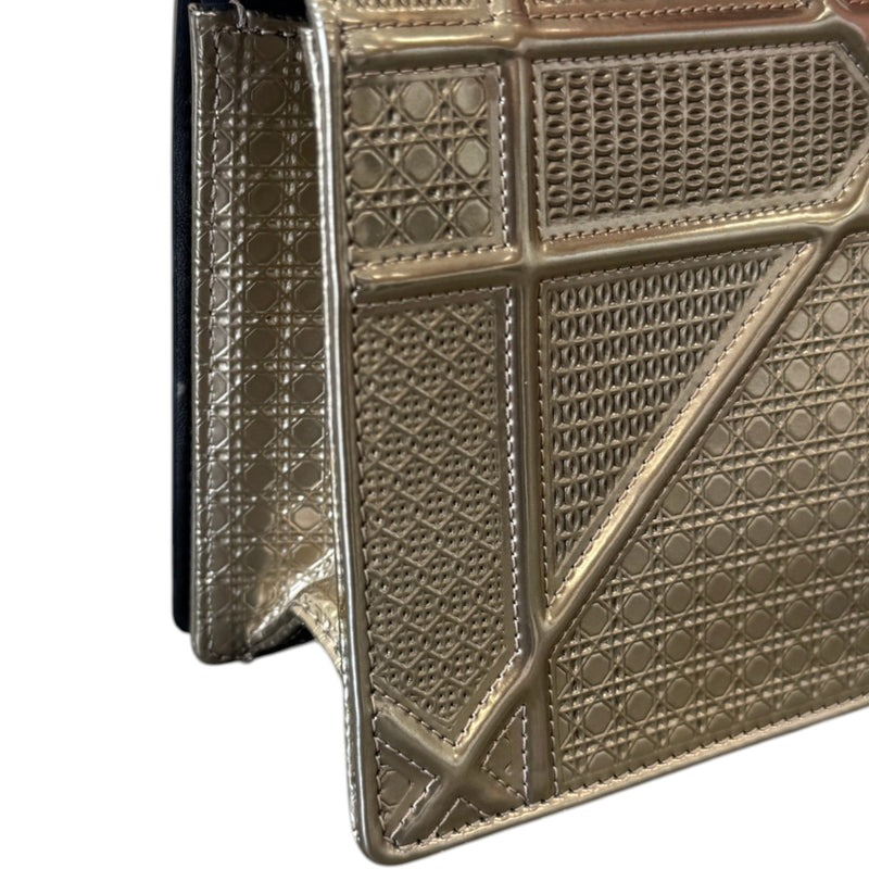 Women's Diorama Flap Handbag Gold