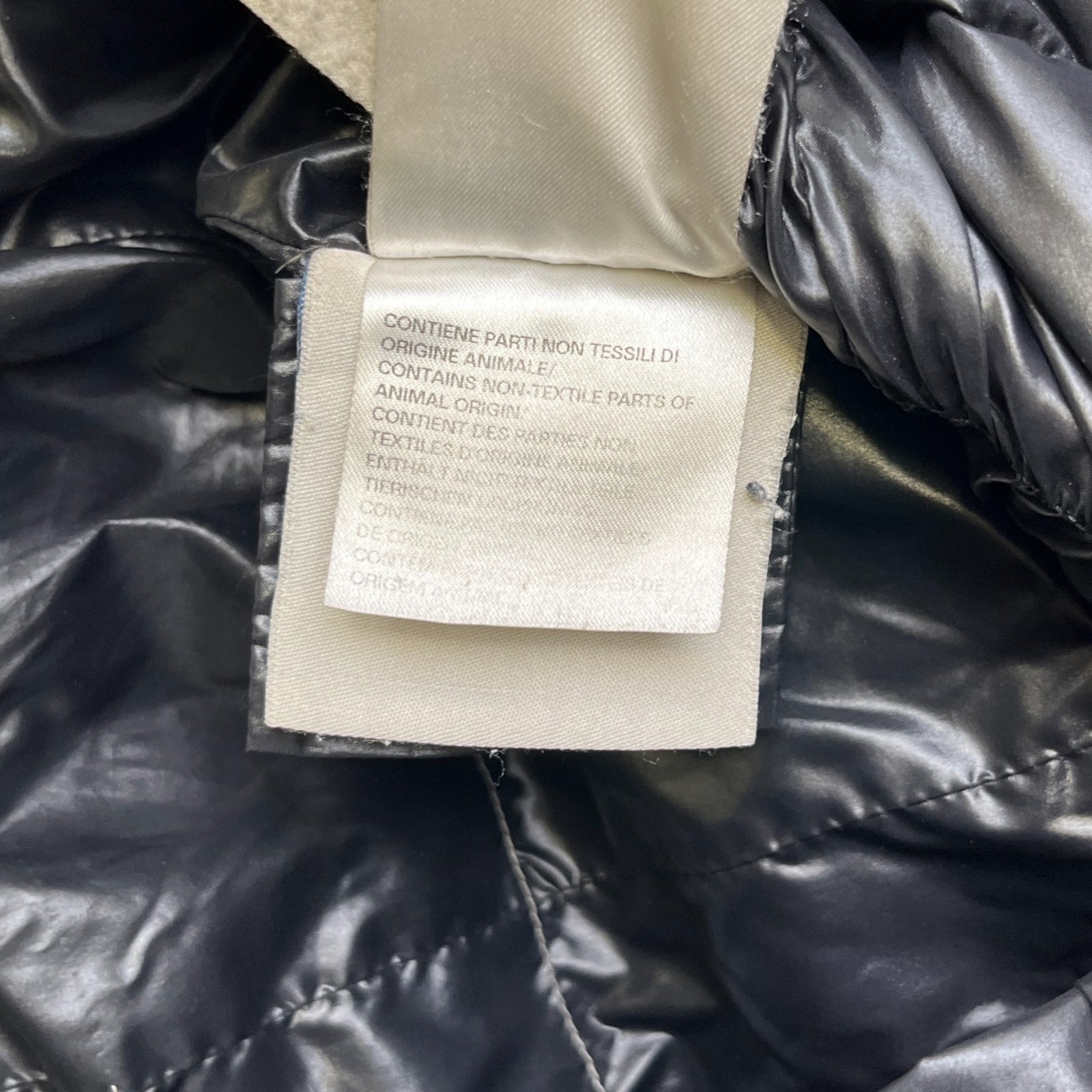 Women's Quilted Down Jacket Black Size XS - Photo 8