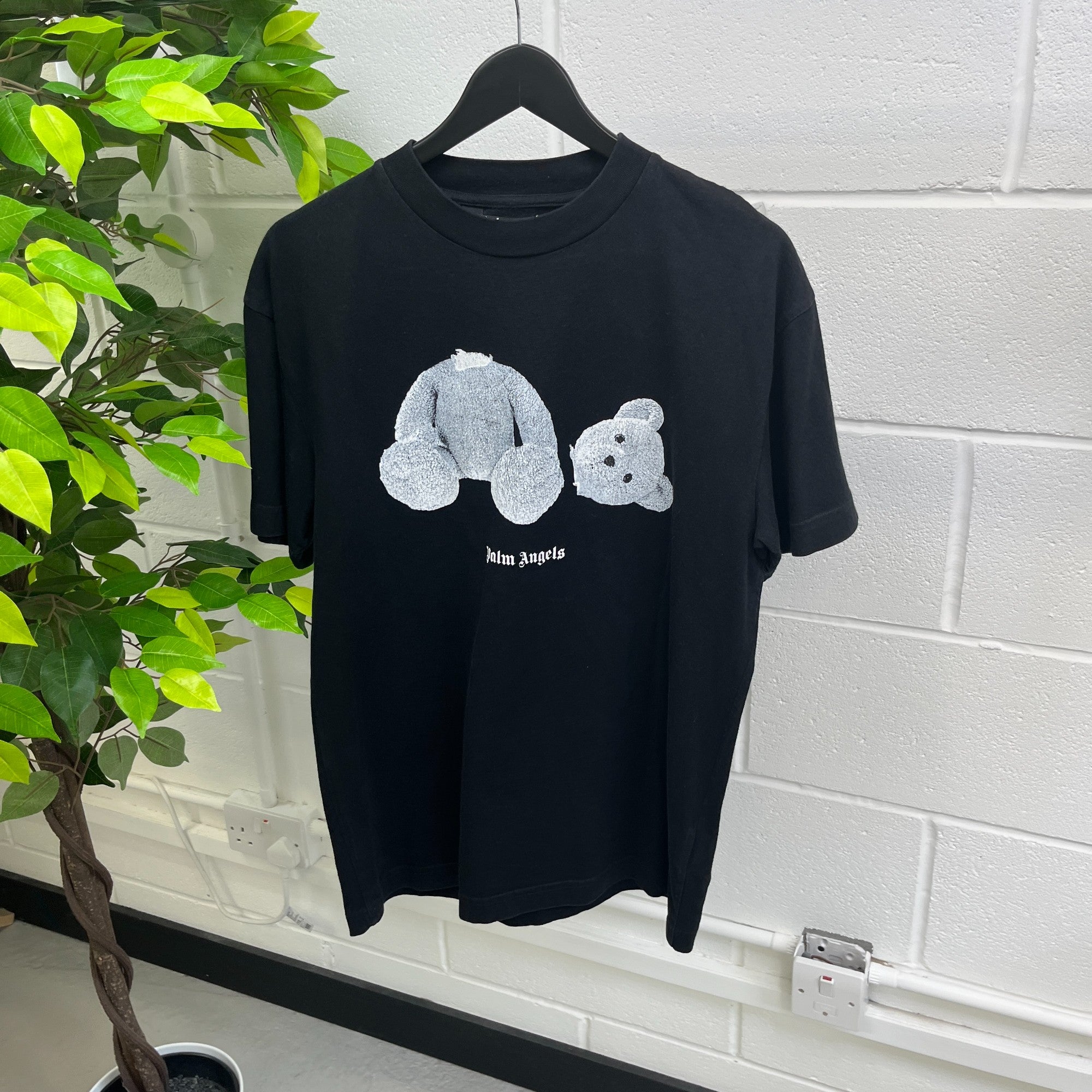 Hbx Mens Palm Angels Sliders Hbx Palm Angels Kill The Bear Tee