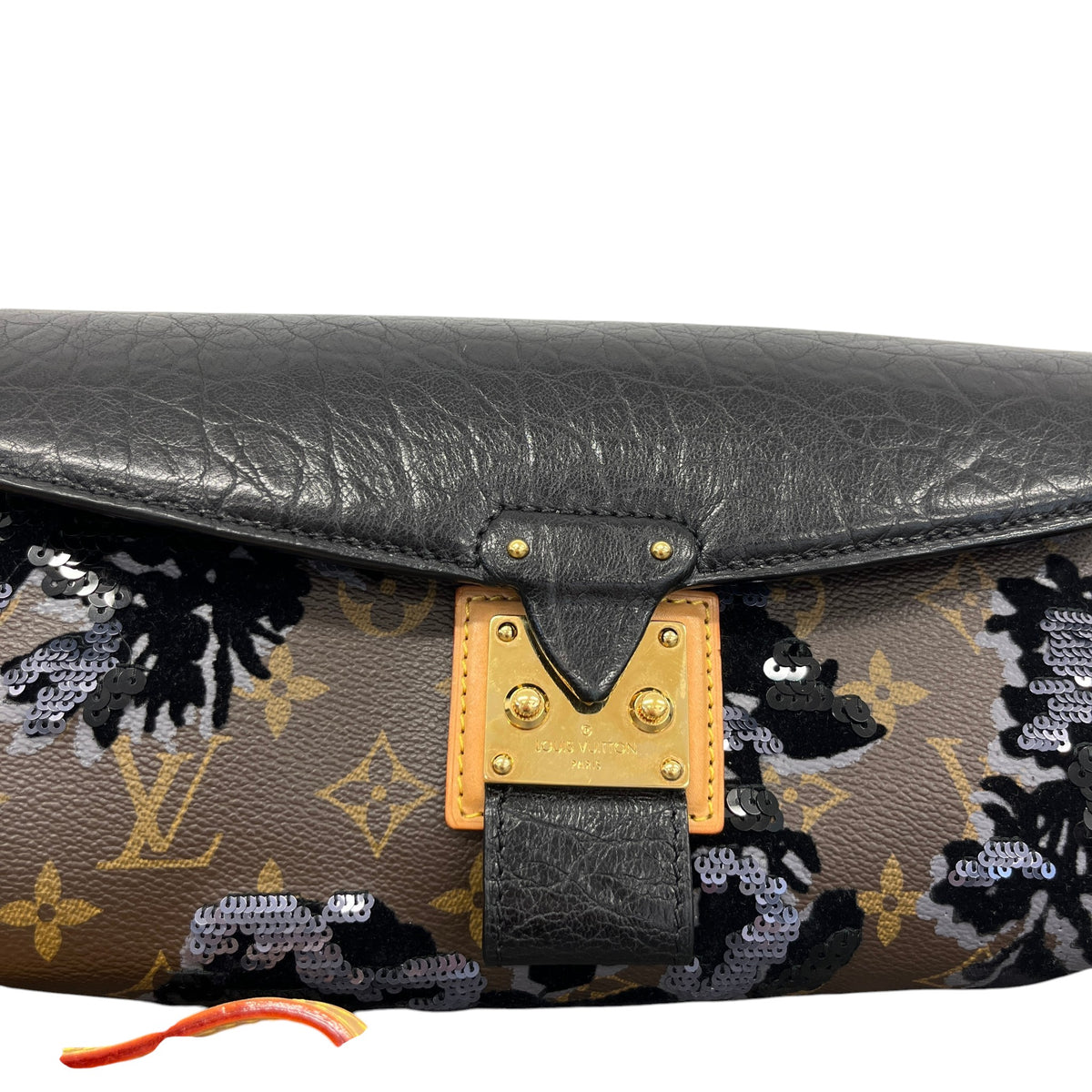 Women's Monogram Fleur de Jais Manege Clutch Clutch Black - Photo 9