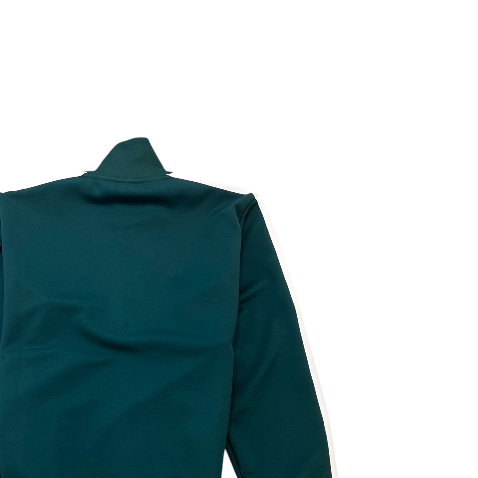 Men's Logo Print Track Jacket Green Size M - Photo 4