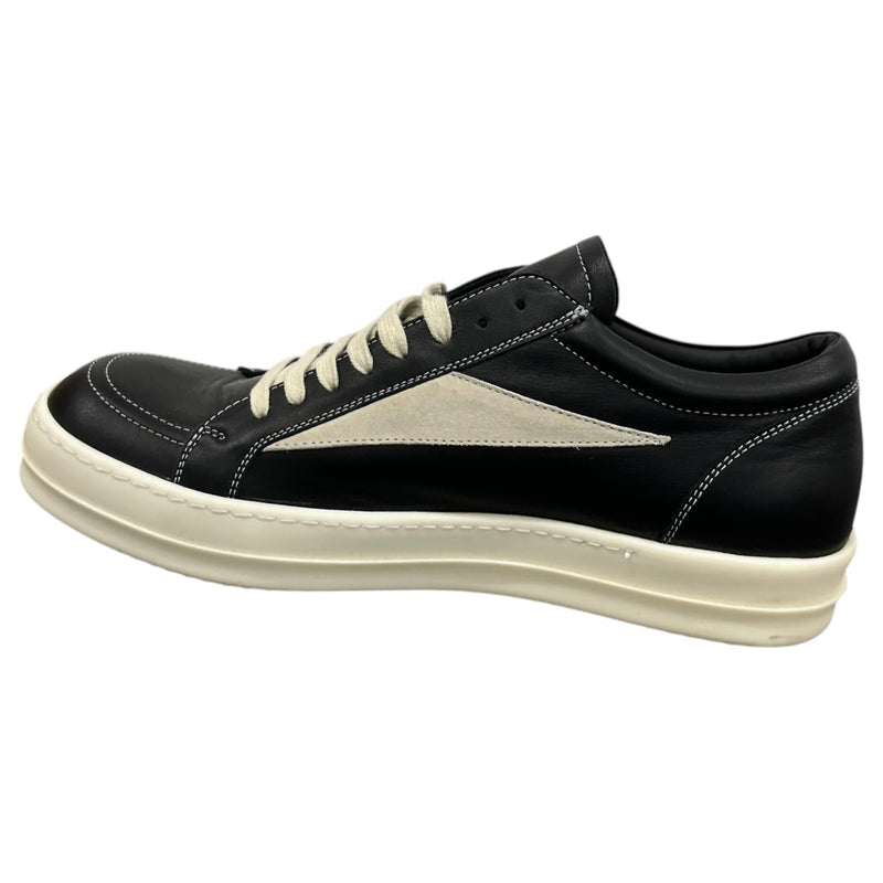 Men's Leather Vintage Low Trainers Black Size UK 9.5 / EU 43.5