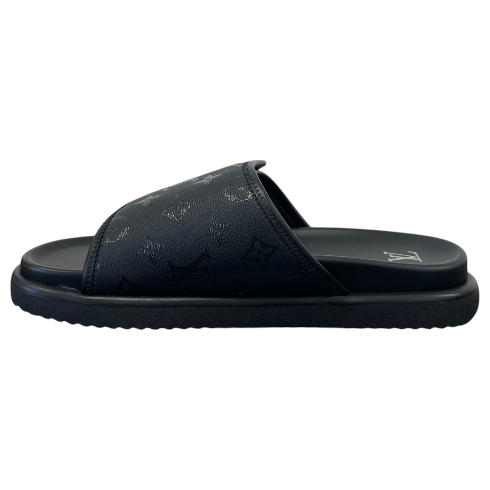 Men's Monogram Miami Slides Black Size UK 7.5 / EU 41.5 - Photo 2