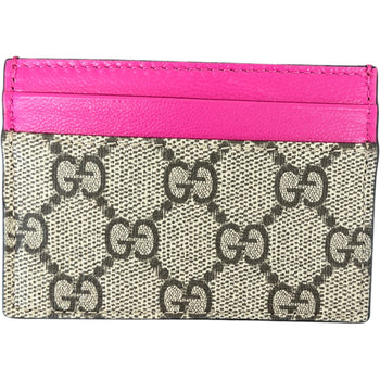 Women's Portacare Gg Supreme Card Holder Beige