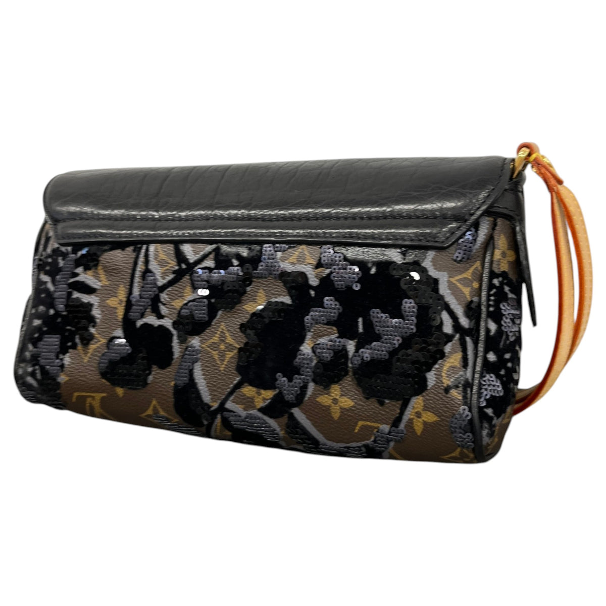 Women's Monogram Fleur de Jais Manege Clutch Clutch Black - Photo 8