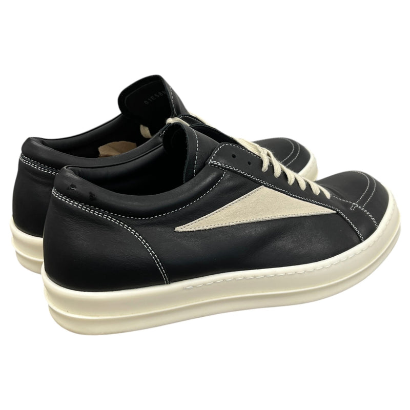 Men's Leather Vintage Low Trainers Black Size UK 9.5 / EU 43.5