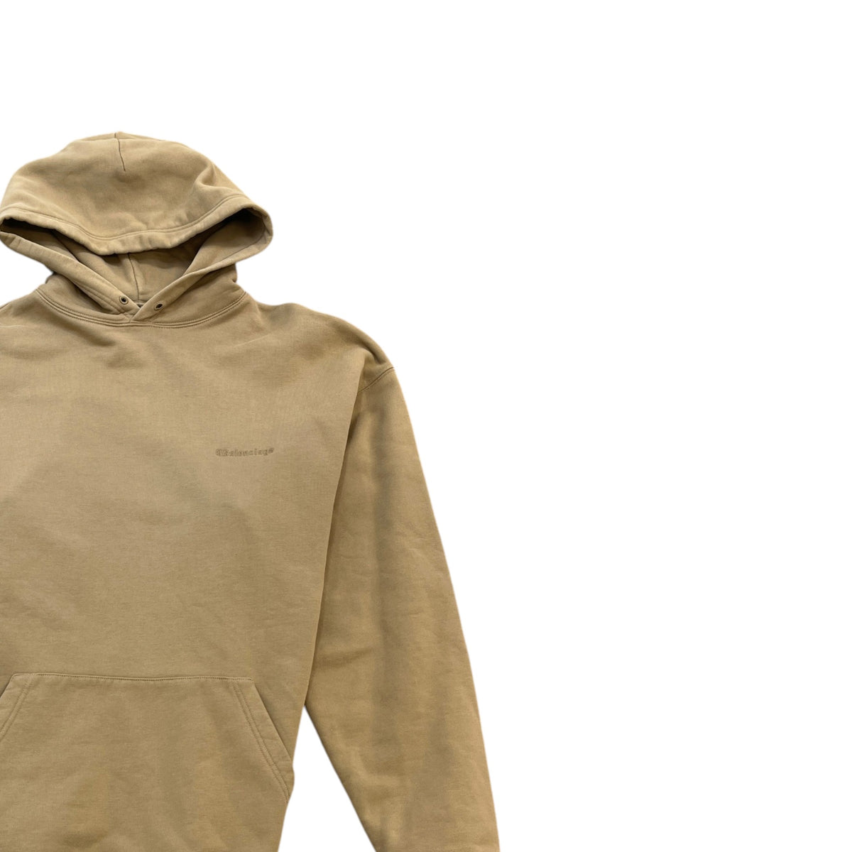 Men's Embodied BB Logo Hoodie Beige Size L - Photo 3