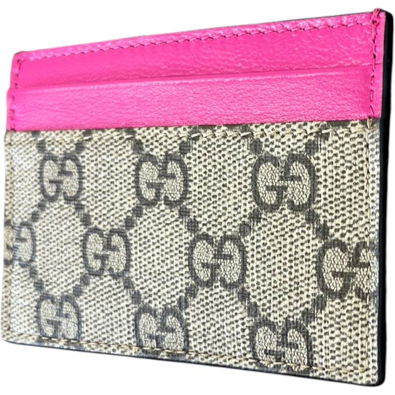 Women's Portacare Gg Supreme Card Holder Beige