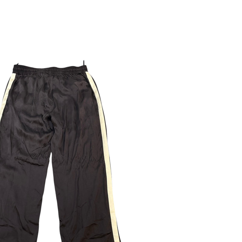 Women's C Athletic Satin Joggers Brown Size Waist 38"