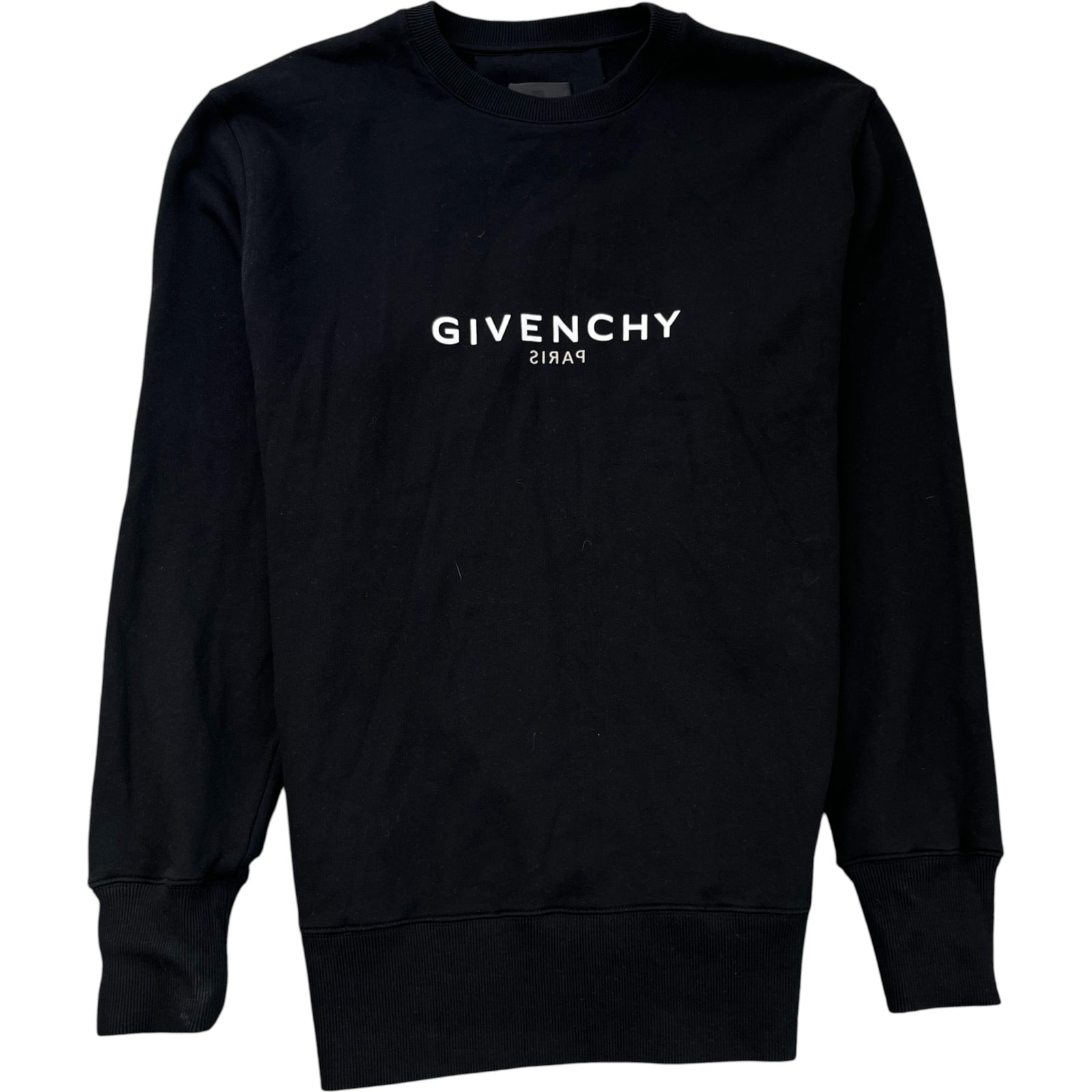Men's Logo Print Jumper Black Size S - Photo 1