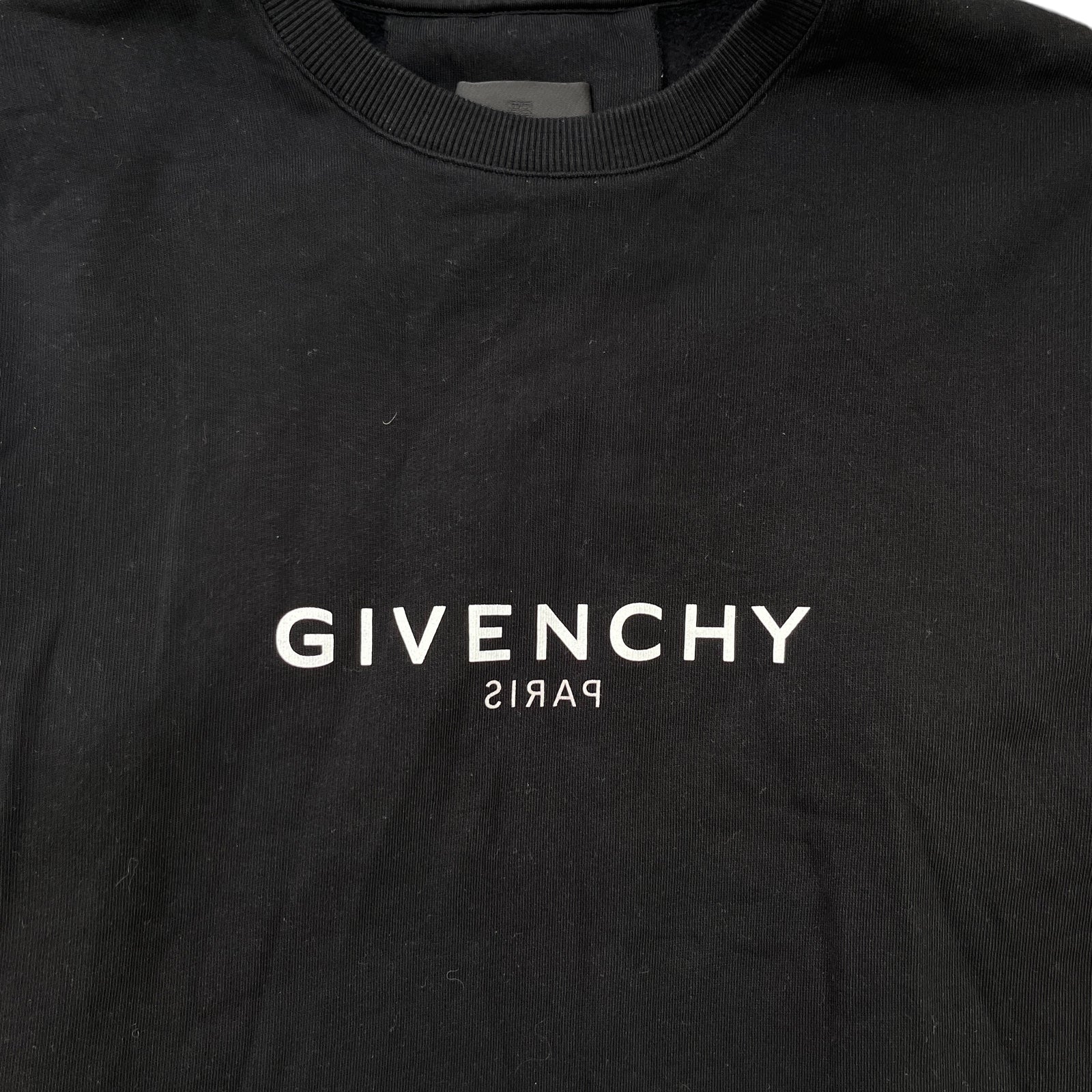Men's Logo Print Jumper Black Size S - Photo 5