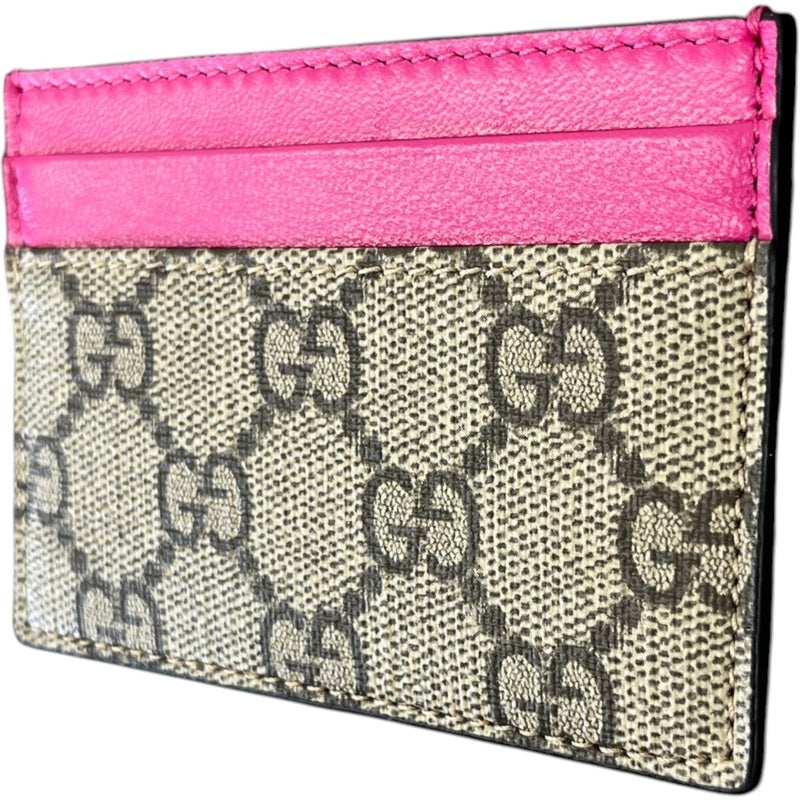 Women's Portacare Gg Supreme Card Holder Beige