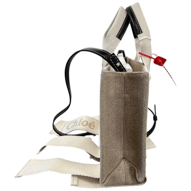 Women's Woody Small Tote Handbag Beige