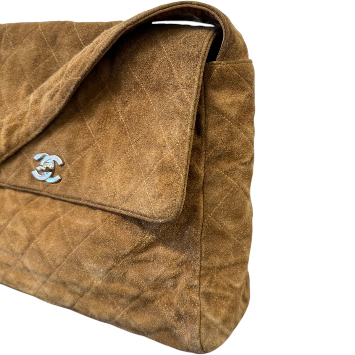 Women's Quilted CC Handbag Beige - Photo 4