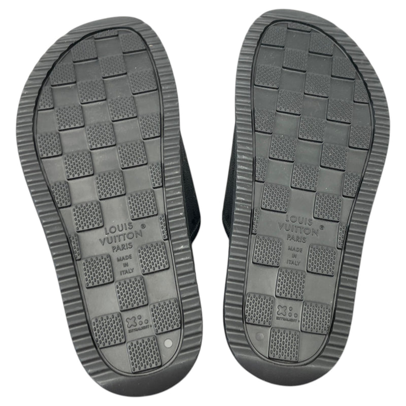 Men's Monogram Miami Slides Black Size UK 7.5 / EU 41.5