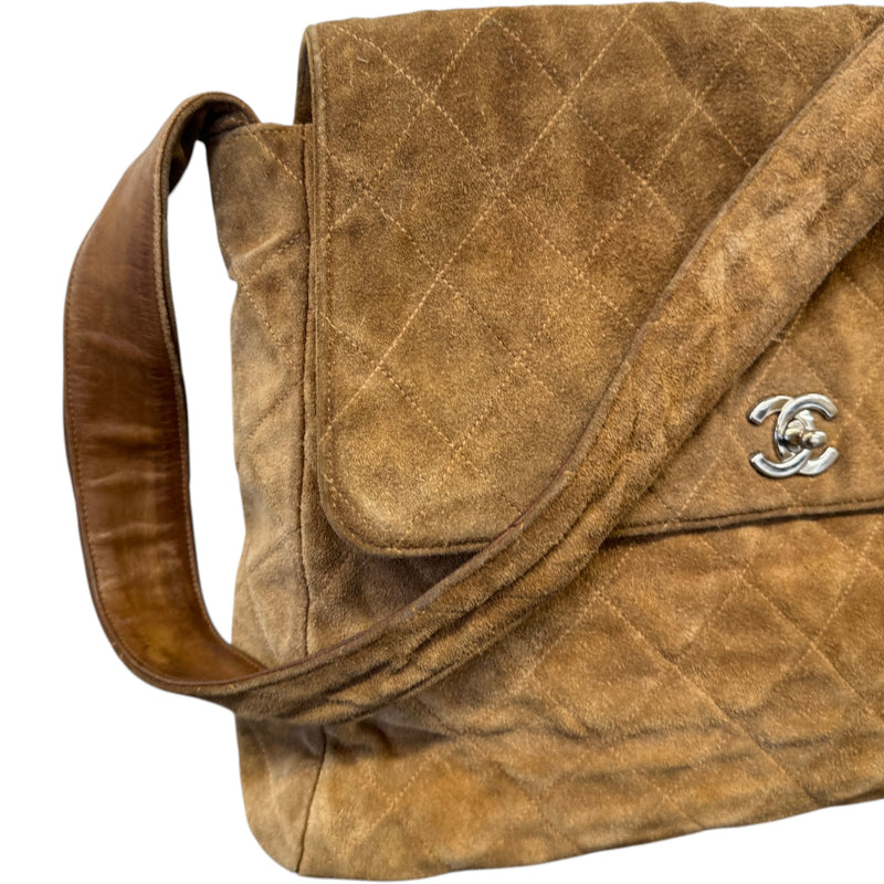 Women's Quilted CC Handbag Beige
