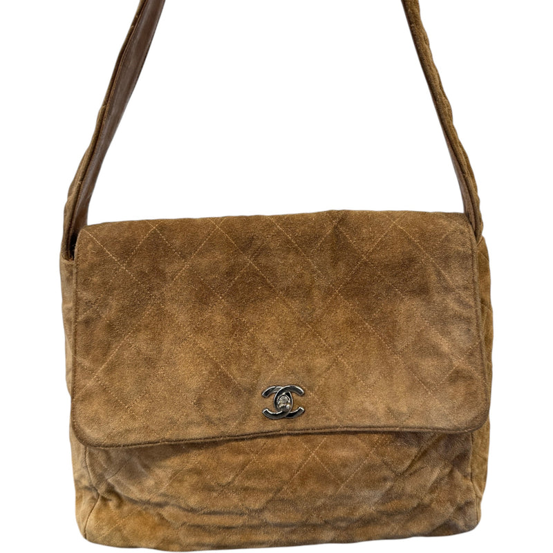 Women's Quilted CC Handbag Beige
