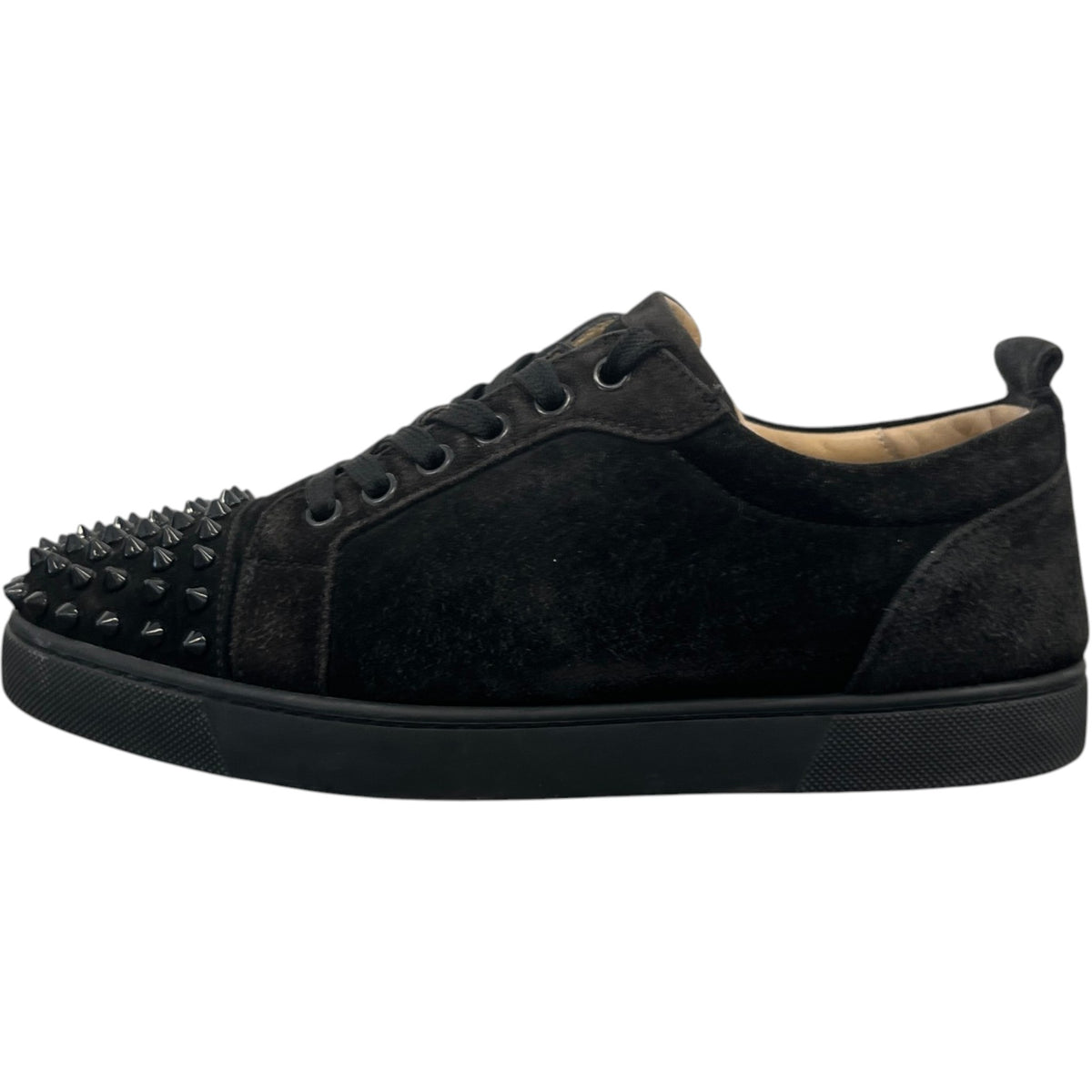 Women's Louis Spikes Flat Low Trainers Black Size UK 5.5 / EU 38.5 - Photo 5