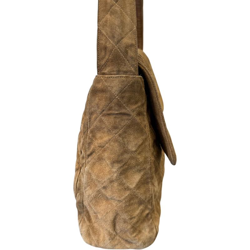 Women's Quilted CC Handbag Beige