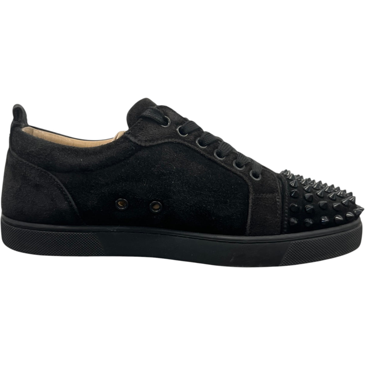 Women's Louis Spikes Flat Low Trainers Black Size UK 5.5 / EU 38.5 - Photo 4