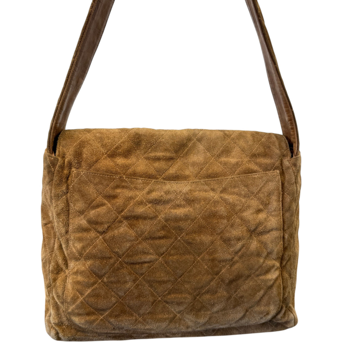 Women's Quilted CC Handbag Beige - Photo 3