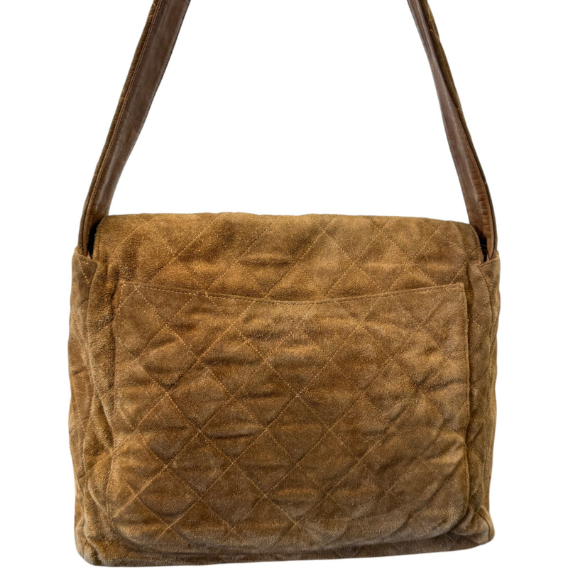 Women's Quilted CC Handbag Beige