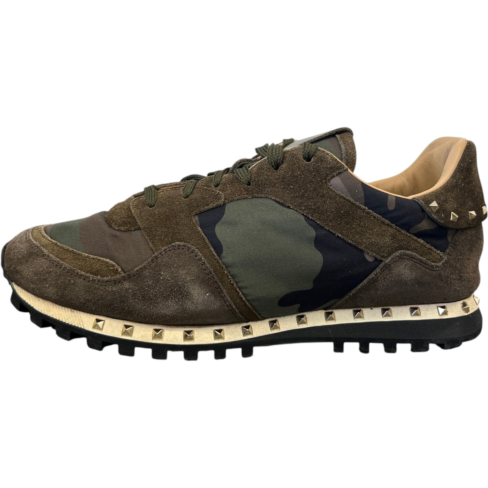 Men's Rockstud Low Trainers Green Size EU 42 / UK 8 - Photo 5