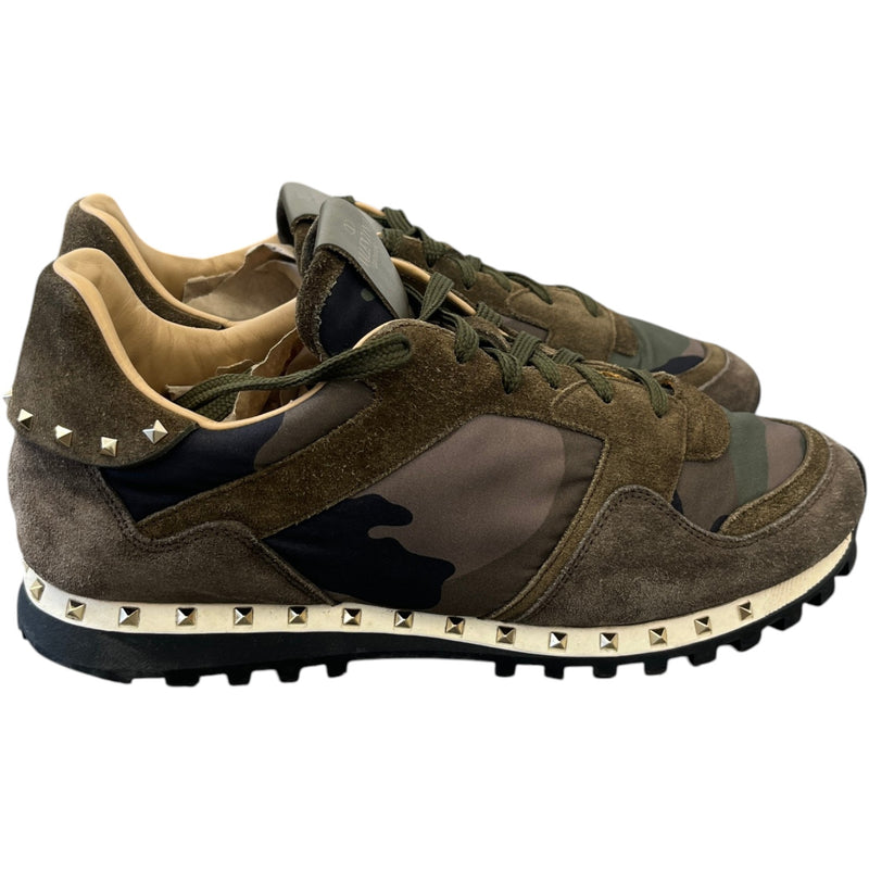 Men's Rockstud Low Trainers Green Size EU 42 / UK 8