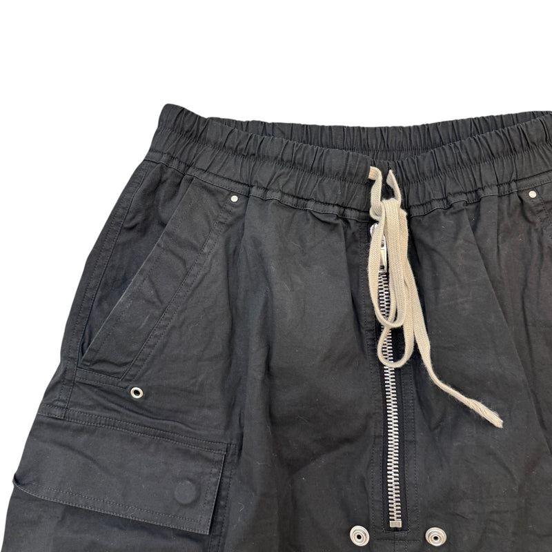 Men's Cargo Zip Shorts Black Size L / W34