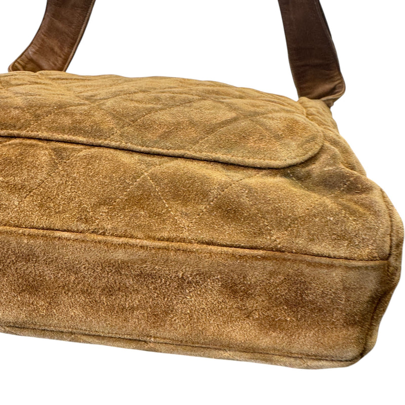 Women's Quilted CC Handbag Beige