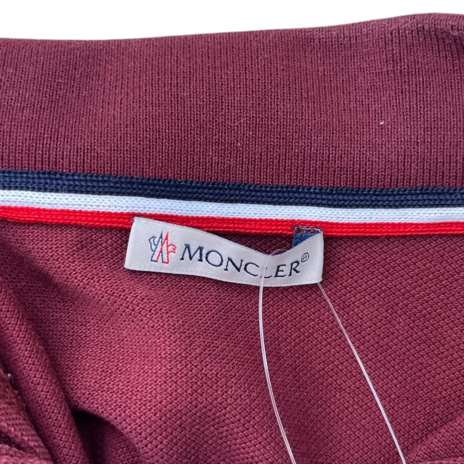 Men's Maglia Polo Shirt Burgundy Size L - Photo 6