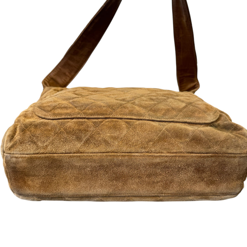 Women's Quilted CC Handbag Beige